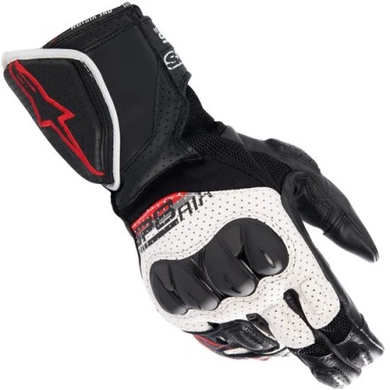 Guantes racing Alpinestars Sp-8 V3 Air Black-White-Bright Red