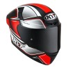 Casco KYT TT-Course Tourist Negro-Rojo Flúor