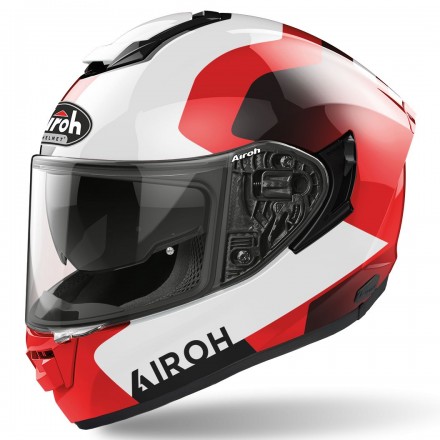 Casco integral Airoh ST-501 Dock Red Gloss