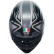 CASCO AGV K-3 SV E2206 K3 E2206 COMPOUND MATT BLACK / GREY