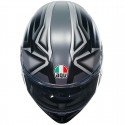 CASCO AGV K-3 SV E2206 K3 E2206 COMPOUND MATT BLACK / GREY