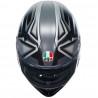 CASCO AGV K-3 SV E2206 K3 E2206 COMPOUND MATT BLACK / GREY