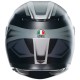 CASCO AGV K-3 SV E2206 K3 E2206 COMPOUND MATT BLACK / GREY