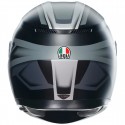 CASCO AGV K-3 SV E2206 K3 E2206 COMPOUND MATT BLACK / GREY