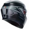 CASCO AGV K-3 SV E2206 K3 E2206 COMPOUND MATT BLACK / GREY