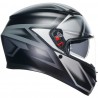 CASCO AGV K-3 SV E2206 K3 E2206 COMPOUND MATT BLACK / GREY