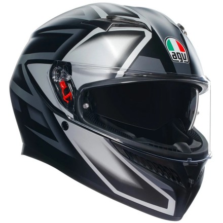 CASCO AGV K-3 SV E2206 K3 E2206 COMPOUND MATT BLACK / GREY