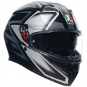 CASCO AGV K-3 SV E2206 K3 E2206 COMPOUND MATT BLACK / GREY