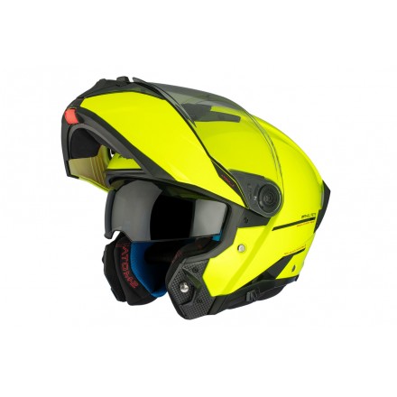 Casco modular MT ATOM 2 SV SOLID A3 AMARILLO FLUOR BRILLO ECE 22.06