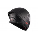 Casco MT FF118SV Thunder 4 SV Solid A1 Negro Brillo
