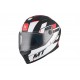 Casco integral MT Stinger 2 ZIVZE B5 MATT Rojo