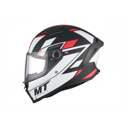 Casco integral MT Stinger 2 ZIVZE B5 MATT Rojo