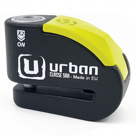 Antirrobo disco Urban UR10 con alarma 10 mm. y 120 db.