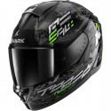 Casco Shark Ridill 2 Molokai Black Silver Green
