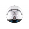 Casco modular MT ATOM 2 SV SOLID A0 BLANCO BRILLO ECE 22.06