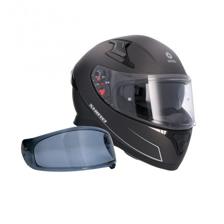 Casco integral Shiro Katana SV Matt Black E2206