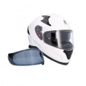 Casco integral Shiro Katana SV Pearl White E2206
