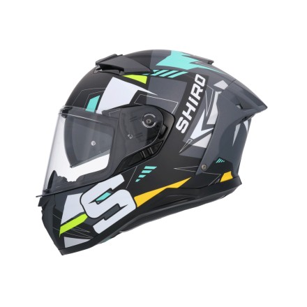 Casco integral Shiro Alpha Upgrade Gris Mate ECE 22.06