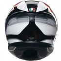Casco AGV K-6 S Hyphen Black Red White