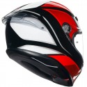 Casco AGV K-6 S Hyphen Black Red White