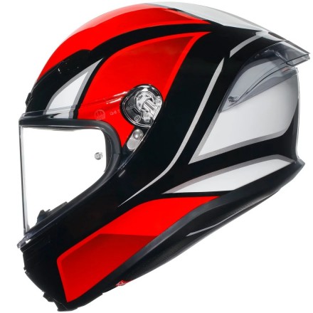Casco AGV K-6 S Hyphen Black Red White