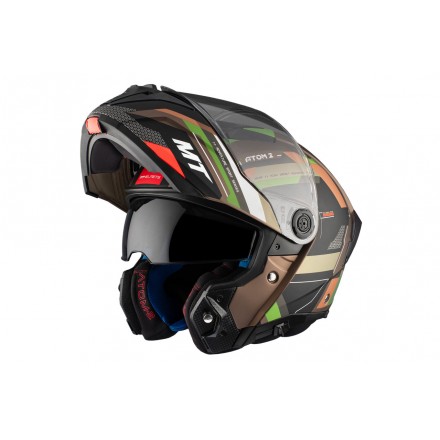 Casco modular MT ATOM 2 SV BAST A6 MATE ECE 22.06