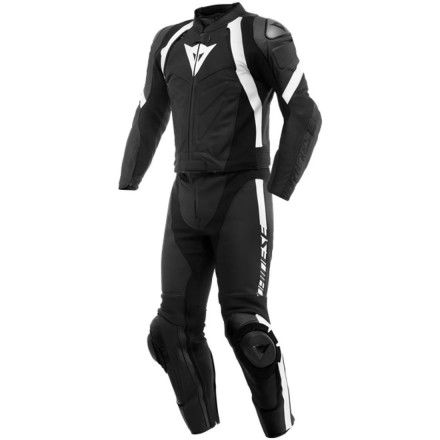 Mono moto 2 piezas Dainese Avro 4 BLACK MATT / BLACK MATT /WHITE