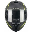 Casco integral CGM 321G Atom Sport Grafite Giallo Fluo Opaco