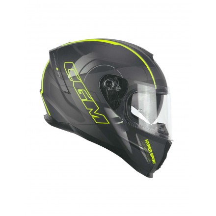Casco integral CGM 321G Atom Sport Grafite Giallo Fluo Opaco