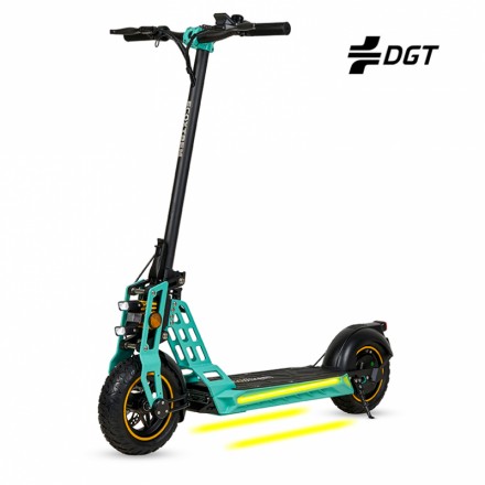 Patinete eléctrico Bison Cyan - Homologado DGT