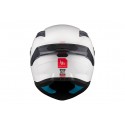 Casco integral MT Targo S Solid A0 Blanco Perla Brillo