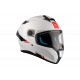 Casco integral MT Targo S Solid A0 Blanco Perla Brillo