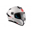Casco integral MT Targo S Solid A0 Blanco Perla Brillo