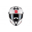 Casco integral MT Targo S Solid A0 Blanco Perla Brillo