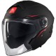 Casco jet MT Cosmo SV Solid Matt Black