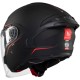 Casco jet MT Cosmo SV Solid Matt Black