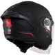Casco jet MT Cosmo SV Solid Matt Black