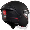Casco jet MT Cosmo SV Solid Matt Black