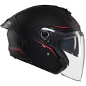 Casco jet MT Cosmo SV Solid Matt Black