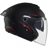 Casco jet MT Cosmo SV Solid Matt Black