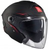 Casco jet MT Cosmo SV Solid Matt Black