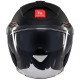 Casco jet MT Cosmo SV Solid Matt Black