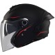 Casco jet MT Cosmo SV Solid Matt Black