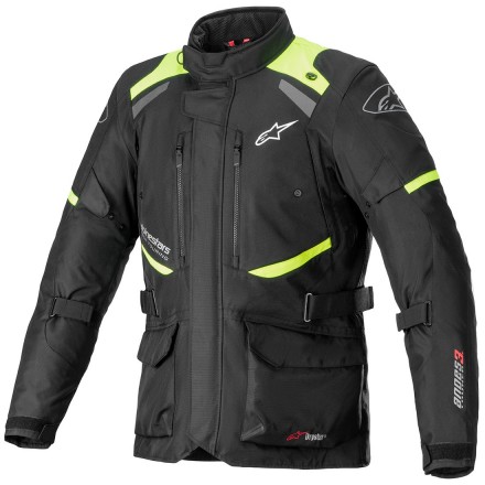 Chaqueta ALPINESTARS Andes V3 Drystar Black / Yellow Fluo