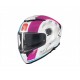 Casco MT FF118SV Thunder 4 SV Treads C8 Gris Azul Rosa Brillo