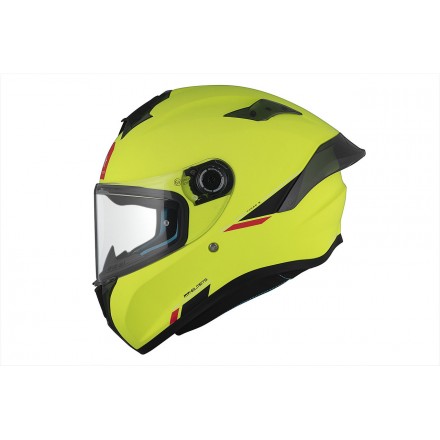 Casco integral MT Targo S Solid A3 Amarillo Mate