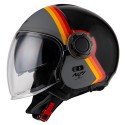 Casco jet NZI Ringway Duo Skyline Black Antracite Matt