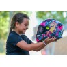 Casco integral LS2 FF812 KID CYBERG PURPLE CYAN