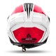 Casco Airoh Matryx Thron Blanco Negro Rojo Brillo ECE 22.06