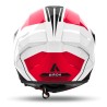 Casco Airoh Matryx Thron Blanco Negro Rojo Brillo ECE 22.06